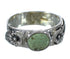 Authentic Sterling Silver Turquoise Flower Ring Size 7-3/4 YX91603